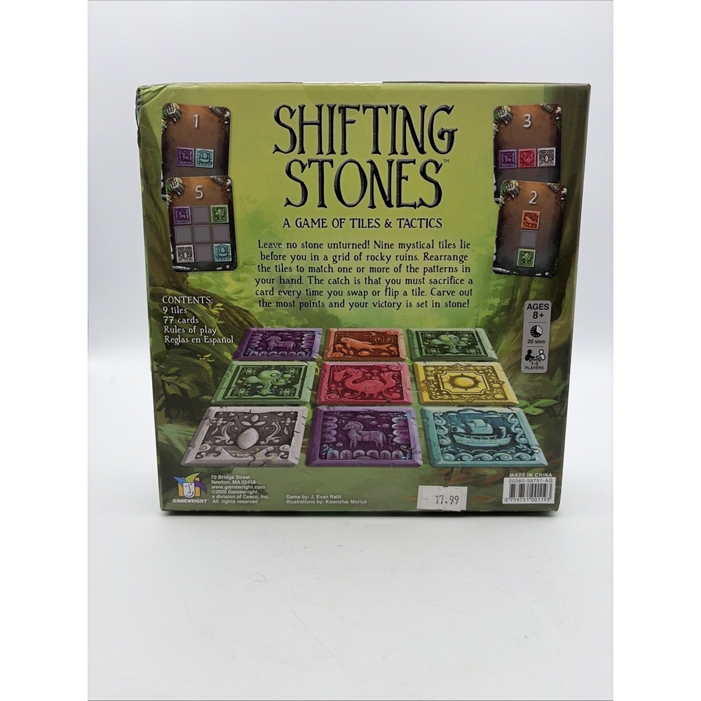 Gamewright Shifting Stones A Game of Tiles and Tactics Strategy Board Game 55119 - Picture 3 of 7